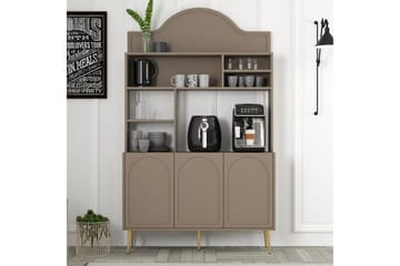 Hazim Barskap 120x202 cm - Multifarget - Oppbevaring - Skap - Barskap