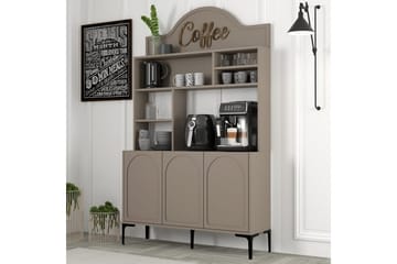 Hazim Barskap 120x202 cm - Multifarget - Oppbevaring - Skap - Barskap