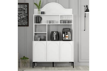 Hazim Barskap 120x202 cm - Svart/Hvit - Oppbevaring - Skap - Barskap