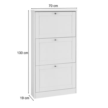 Heide skoskap 70x130 cm - Kasjmir - Oppbevaring - Skap - Oppbevaringsskap