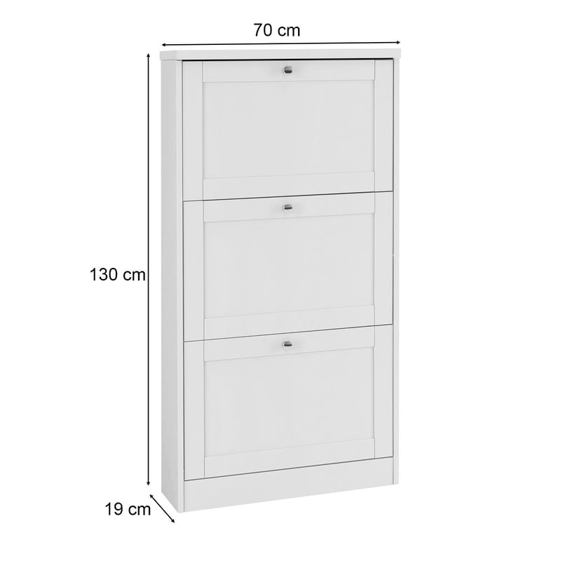 Heide skoskap 70x130 cm - Kasjmir - Oppbevaring - Skap - Oppbevaringsskap