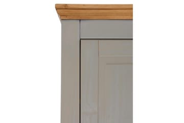 Highboard og skapkommode Loft24 Høyskap Selma grå Grå - Oppbevaring - Skap - Oppbevaringsskap