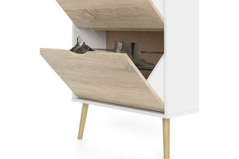 Hostafranc Skoskap 70 cm - Hvit - Oppbevaring - Skap - Oppbevaringsskap