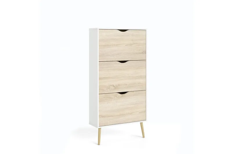 Hostafranc Skoskap 70 cm - Hvit - Oppbevaring - Skap - Oppbevaringsskap