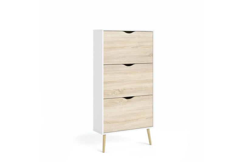 Hostafranc Skoskap 70 cm - Hvit - Oppbevaring - Skap - Oppbevaringsskap
