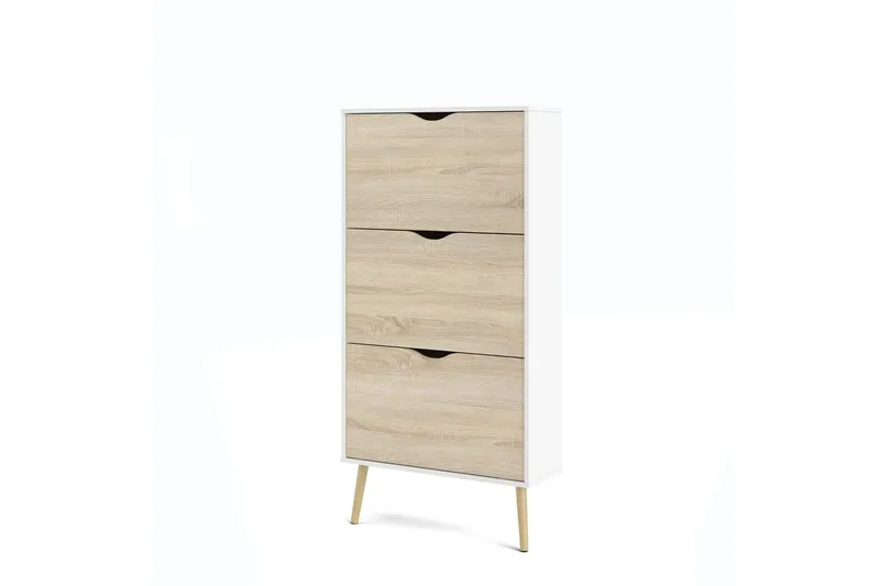 Hostafranc Skoskap 70 cm, Hvit