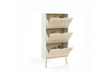 Hostafranc Skoskap 70 cm - Hvit - Oppbevaring - Skap - Oppbevaringsskap