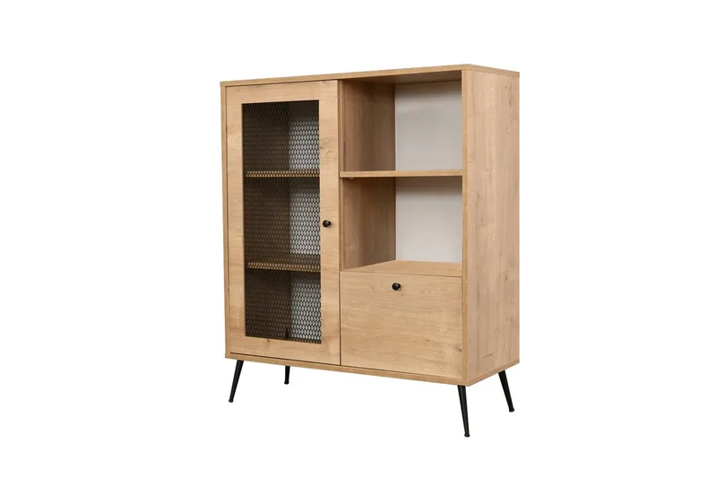 Huff Vitrineskap 40x110 cm, Eik