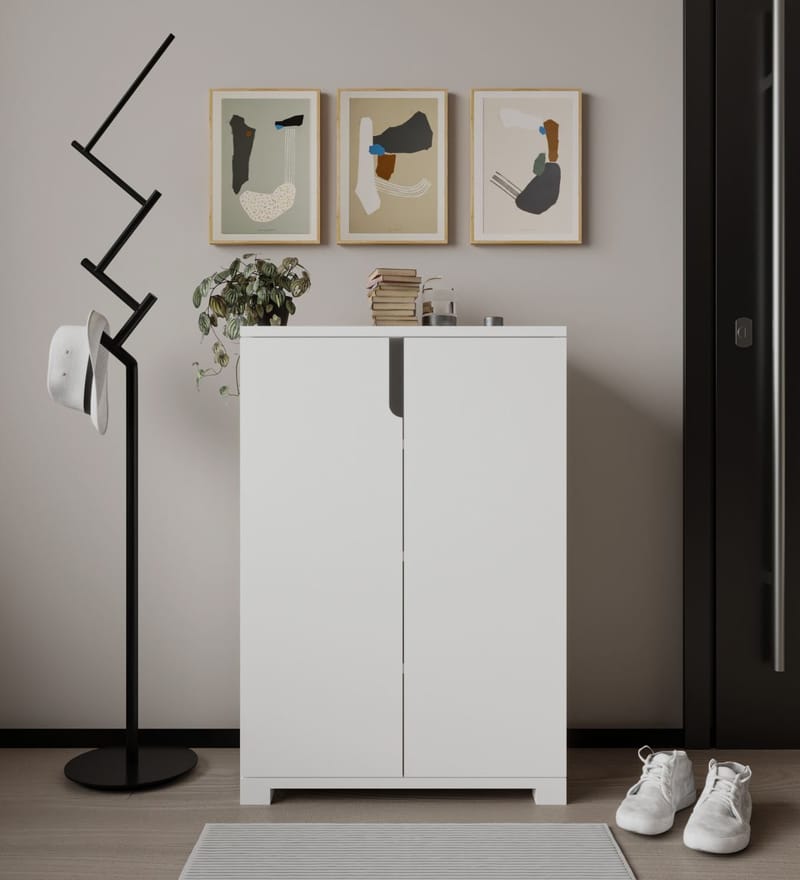 Hungirr Skoskap 60 cm - Hvit - Oppbevaring - Skap - Oppbevaringsskap