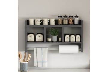 Hyller Homitis Harlee hylle 63,6x14,6 cm Antrasitt - Oppbevaring - Skap - Oppbevaringsskap