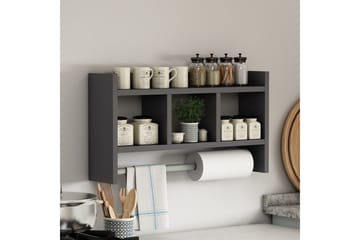 Hyller Homitis Harlee hylle 63,6x14,6 cm Antrasitt - Oppbevaring - Skap - Oppbevaringsskap