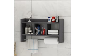 Hyller Homitis Harlee hylle 63,6x14,6 cm Antrasitt - Oppbevaring - Skap - Oppbevaringsskap