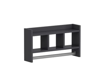 Hyller Homitis Harlee hylle 63,6x14,6 cm Antrasitt - Oppbevaring - Skap - Oppbevaringsskap