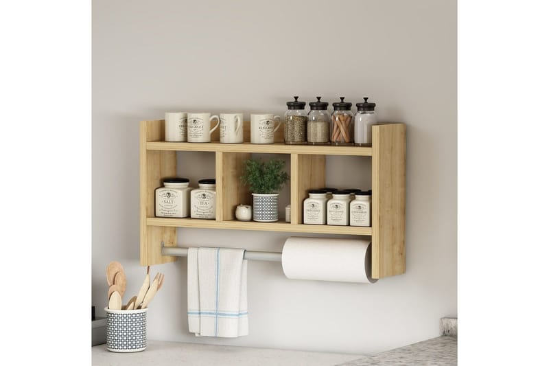 Hyller Homitis Harlee hylle 63,6x14,6 cm Blå - Oppbevaring - Skap - Oppbevaringsskap