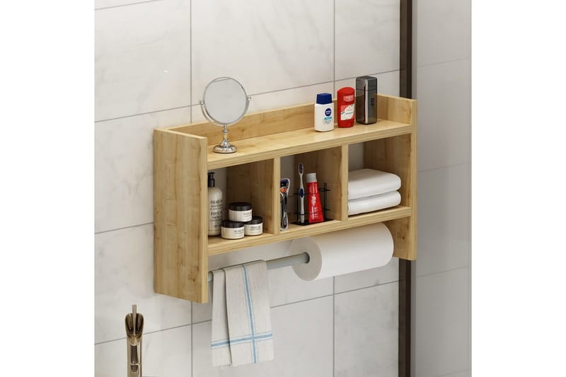 Hyller Homitis Harlee hylle 63,6x14,6 cm Blå - Oppbevaring - Skap - Oppbevaringsskap