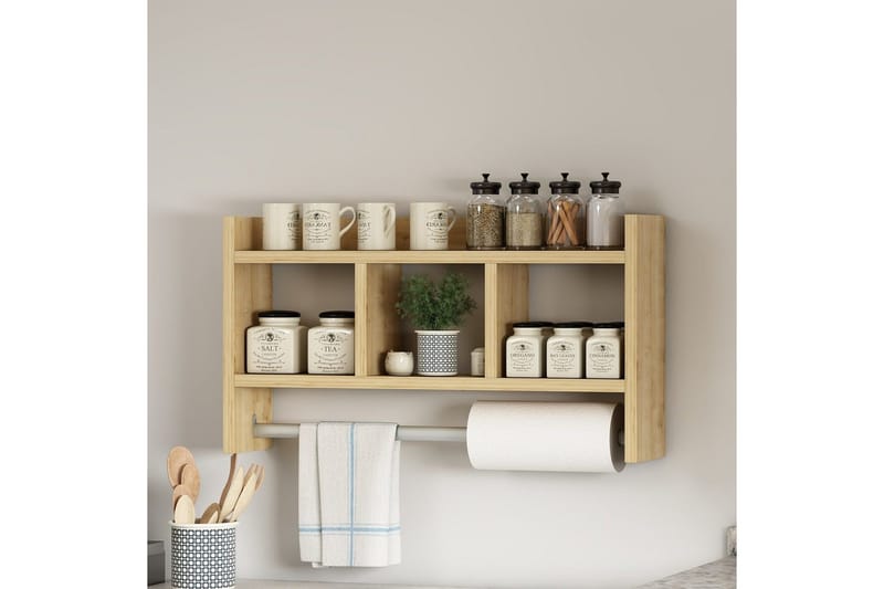 Hyller Homitis Harlee hylle 63,6x14,6 cm Blå - Oppbevaring - Skap - Oppbevaringsskap