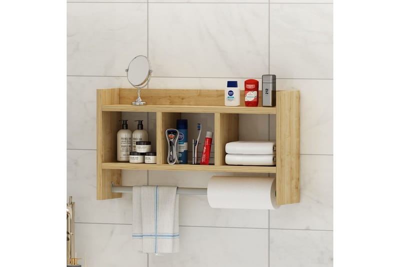 Hyller Homitis Harlee hylle 63,6x14,6 cm Blå - Oppbevaring - Skap - Oppbevaringsskap