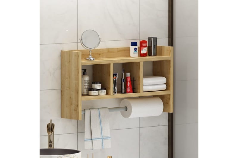 Hyller Homitis Harlee hylle 63,6x14,6 cm Blå - Oppbevaring - Skap - Oppbevaringsskap