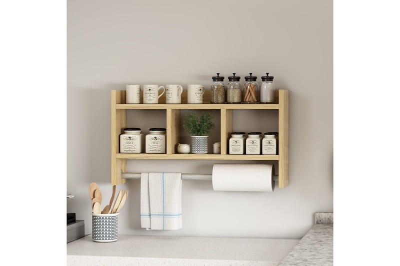 Hyller Homitis Harlee hylle 63,6x14,6 cm Blå - Oppbevaring - Skap - Oppbevaringsskap