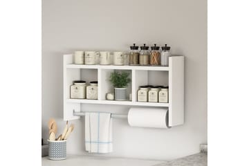 Hyller Homitis Harlee hylle 63,6x14,6 cm Hvit - Oppbevaring - Skap - Oppbevaringsskap