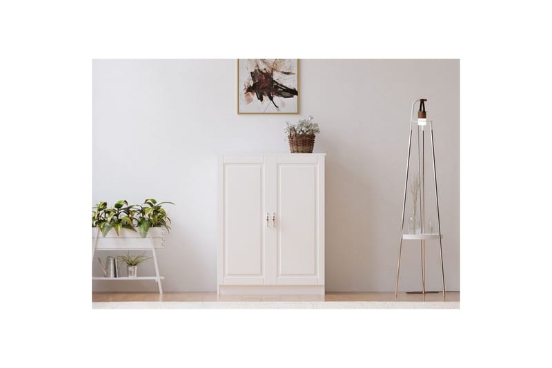 Ilena Skoskap 70 cm - Matt Hvit - Oppbevaring - Skap - Oppbevaringsskap