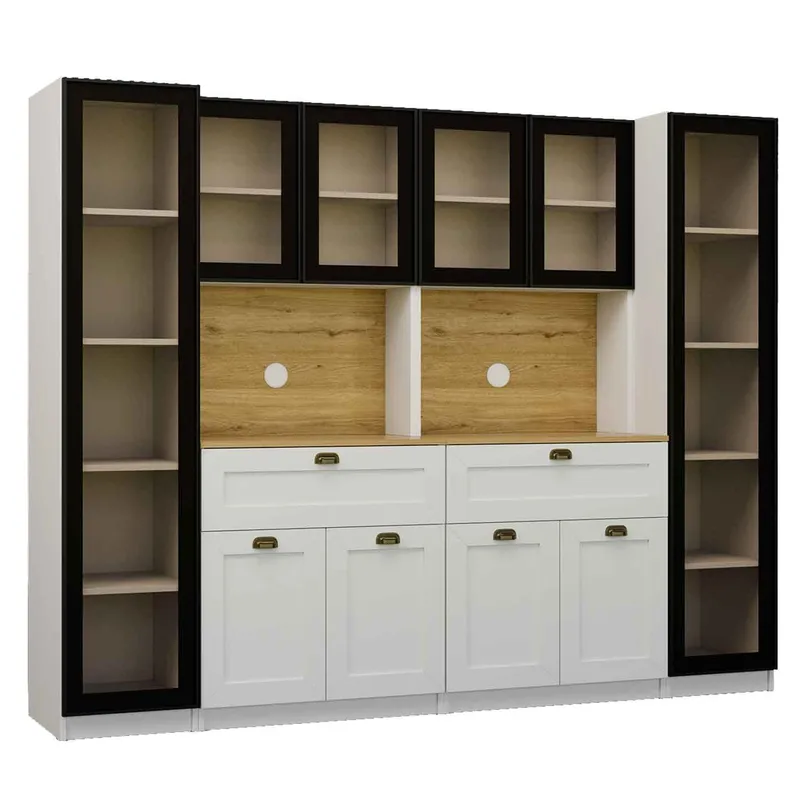 Kaffestasjon Hanah Home Nero Quad 1600-224 (240 x 190 x 44 cm) Hvit, Hvit