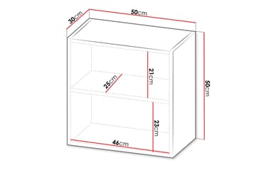 Kangana Highboard - Brun/Beige - Oppbevaring - Skap - Oppbevaringsskap
