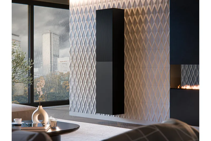 Kangana Highboard - Svart - Oppbevaring - Skap - Oppbevaringsskap