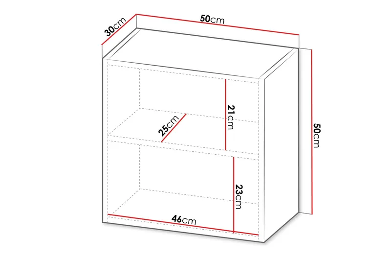 Kangana Highboard - Svart/Brun - Oppbevaring - Skap - Oppbevaringsskap