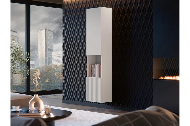 Kangana Vitrineskap 40x180 cm - Oppbevaring - Skap - Vitrineskap