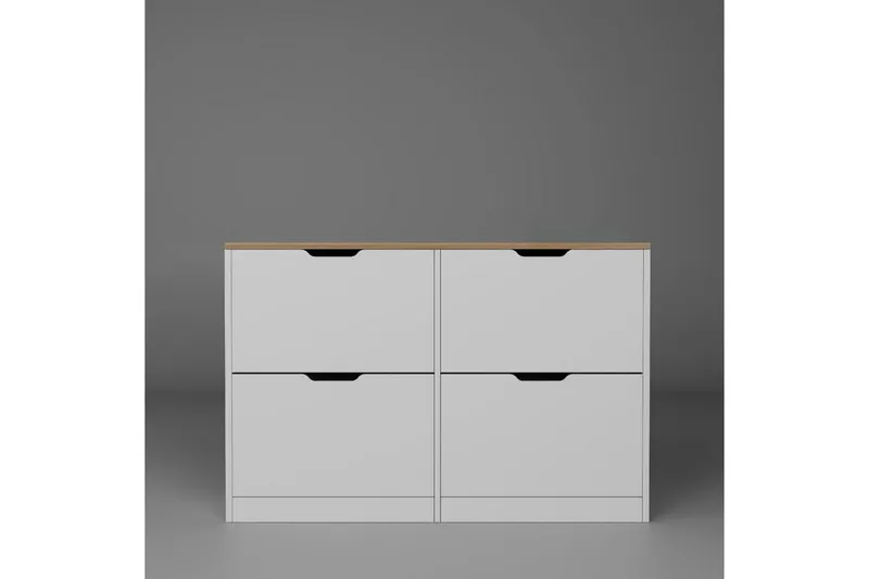 Kiichi Skoskap 120,5 cm - Valnøtt - Oppbevaring - Skap - Oppbevaringsskap