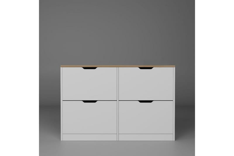 Kiichi Skoskap 120,5 cm - Valnøtt - Oppbevaring - Skap - Oppbevaringsskap