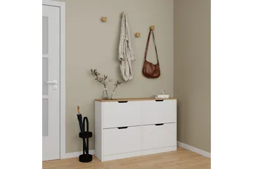 Kiichi Skoskap 120,5 cm - Valnøtt - Oppbevaring - Skap - Oppbevaringsskap