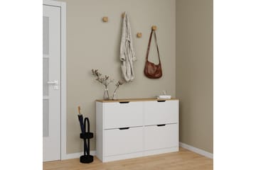 Kiichi Skoskap 120,5 cm - Valnøtt - Oppbevaring - Skap - Oppbevaringsskap