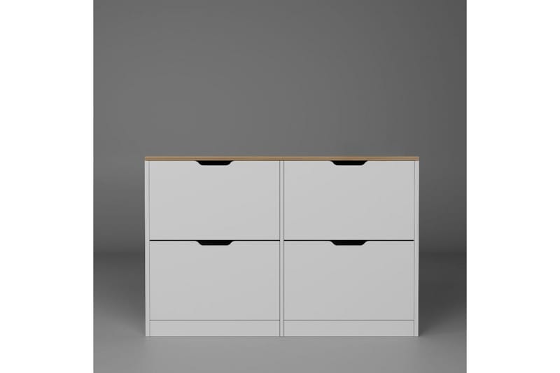 Kiichi Skoskap 120,5 cm - Valnøtt - Oppbevaring - Skap - Oppbevaringsskap