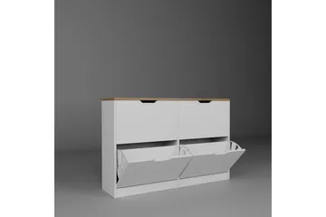 Kiichi Skoskap 120,5 cm - Valnøtt - Oppbevaring - Skap - Oppbevaringsskap