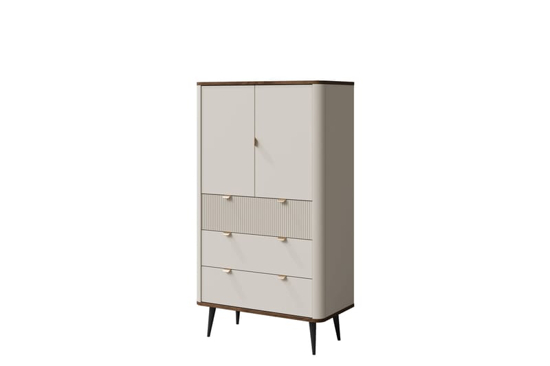 Kjøkken Highboard - Beige - Oppbevaring - Skap - Oppbevaringsskap