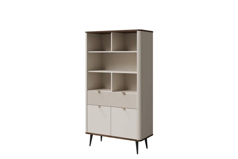 Kjøkken Highboard, Beige/Brun