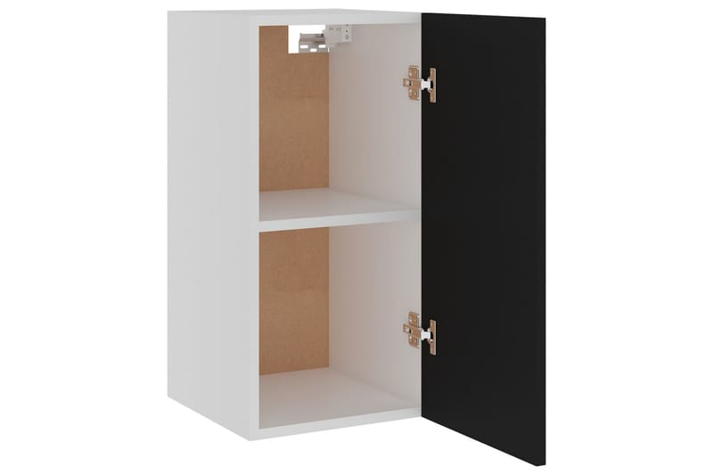 Kjøkkenskap svart 29,5x31x60 cm sponplate - Svart - Oppbevaringsskap