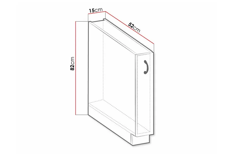 Kjøkkenskap Templemore 15 cm - Oppbevaring - Skap - Oppbevaringsskap