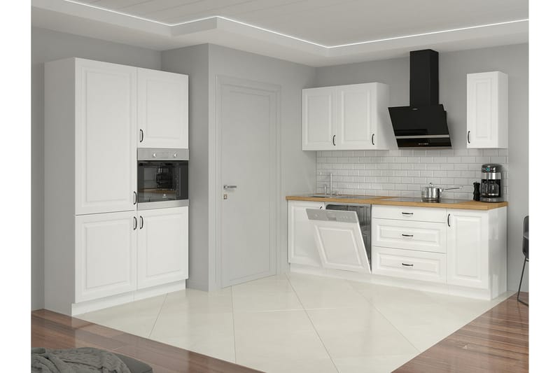 Kjøkkenskap Templemore 40 cm - Hvit - Oppbevaringsskap