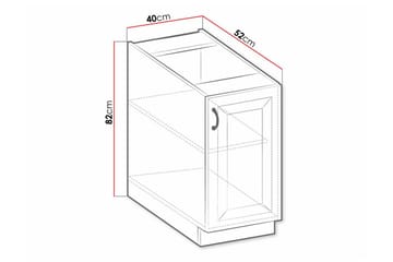 Kjøkkenskap Templemore 40 cm - Oppbevaring - Skap - Oppbevaringsskap