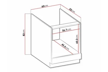 Kjøkkenskap Templemore 60 cm - Oppbevaring - Skap - Oppbevaringsskap