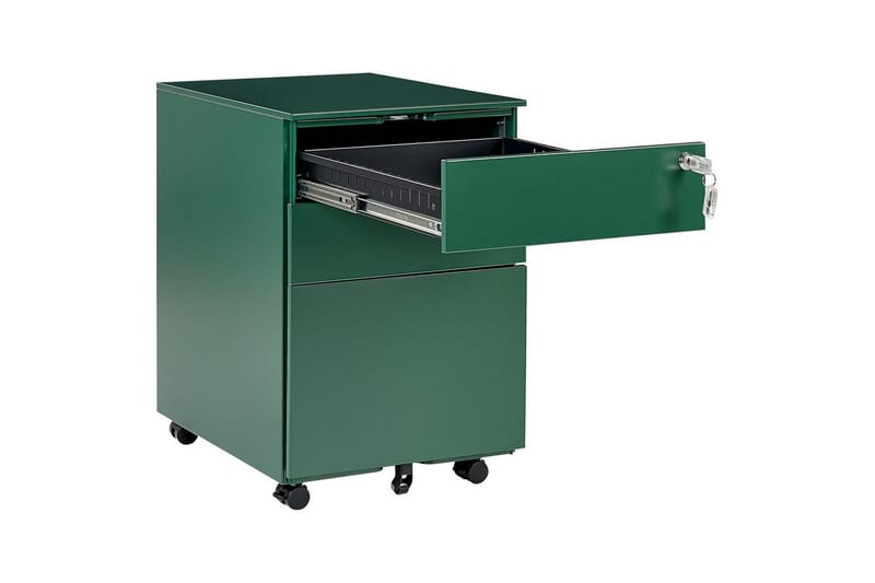 Kontorsskap Cami Grønn - Grønn - Oppbevaring - Skap - Oppbevaringsskap