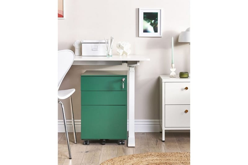 Kontorsskap Cami Grønn - Grønn - Oppbevaring - Skap - Oppbevaringsskap