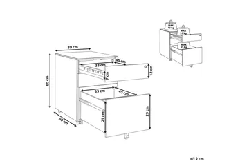 Kontorsskap Cami Grønn - Grønn - Oppbevaring - Skap - Oppbevaringsskap