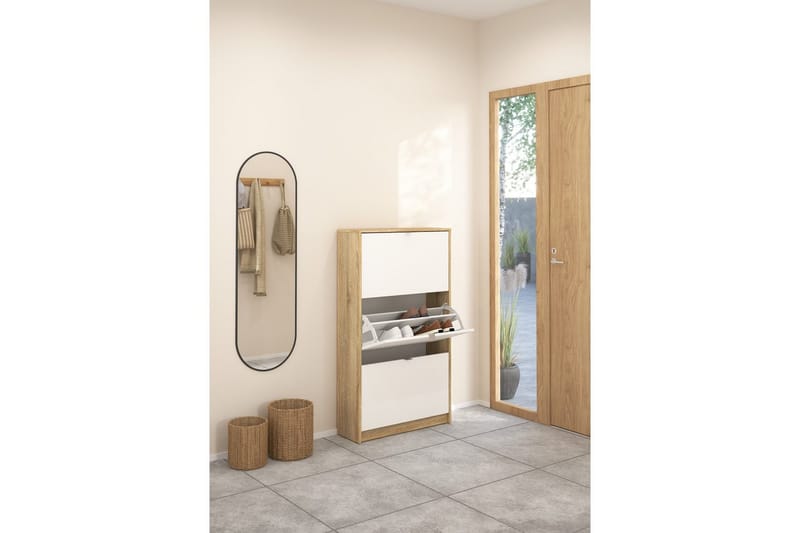 Loranor Skoskap 70,3 cm - Natur - Oppbevaring - Skap - Oppbevaringsskap