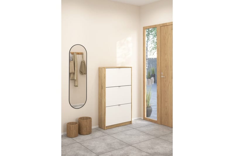 Loranor Skoskap 70,3 cm - Natur - Oppbevaring - Skap - Oppbevaringsskap