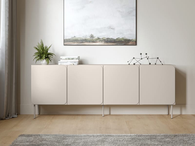Marros Skjenk 200 cm - Beige - Oppbevaring - Oppbevaringsmøbler - Sideboard & skjenk