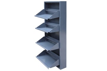 Mayazizi Skoskap 50 cm - Lysegrå - Oppbevaring - Skap - Oppbevaringsskap